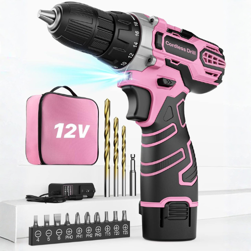 Tournevis Sans Fil avec Multiples Accessoires pour le Bricolage (DIY)