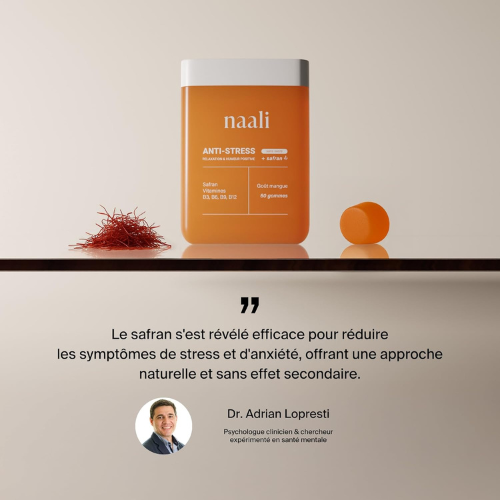 Gummies au Safran Anti‑Stress pour l’Équilibre Émotionnel & le Bien‑Être Quotidien