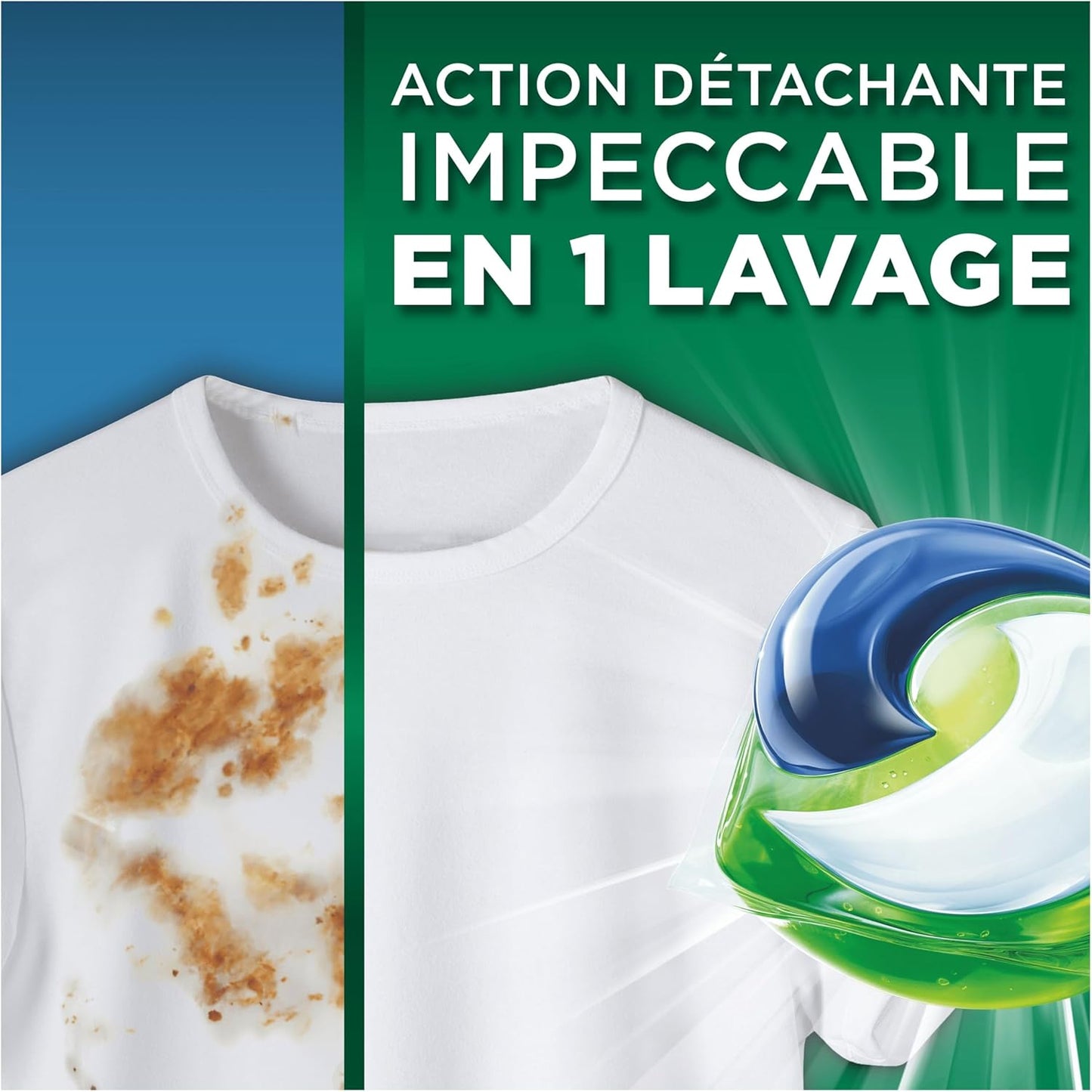 Capsules de Lessive – Triple Action Nettoyante & Fraîcheur Durable (Élimination des Taches Tenaces)