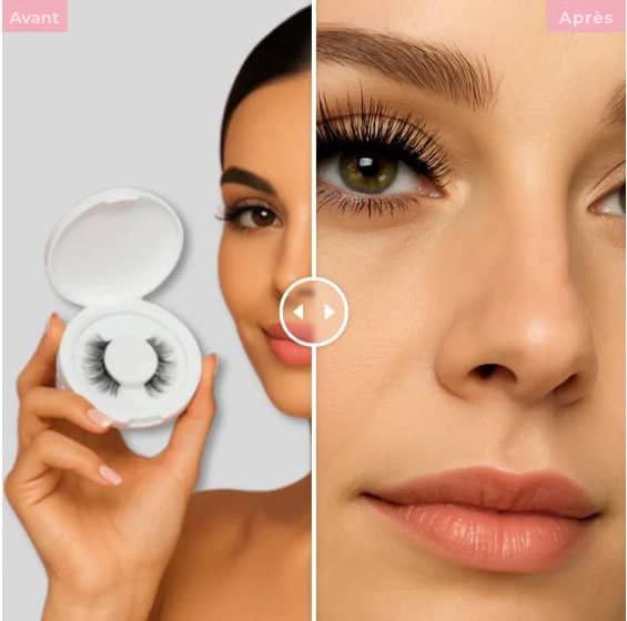 Lumoshe - Faux cils magnétiques et duveteux