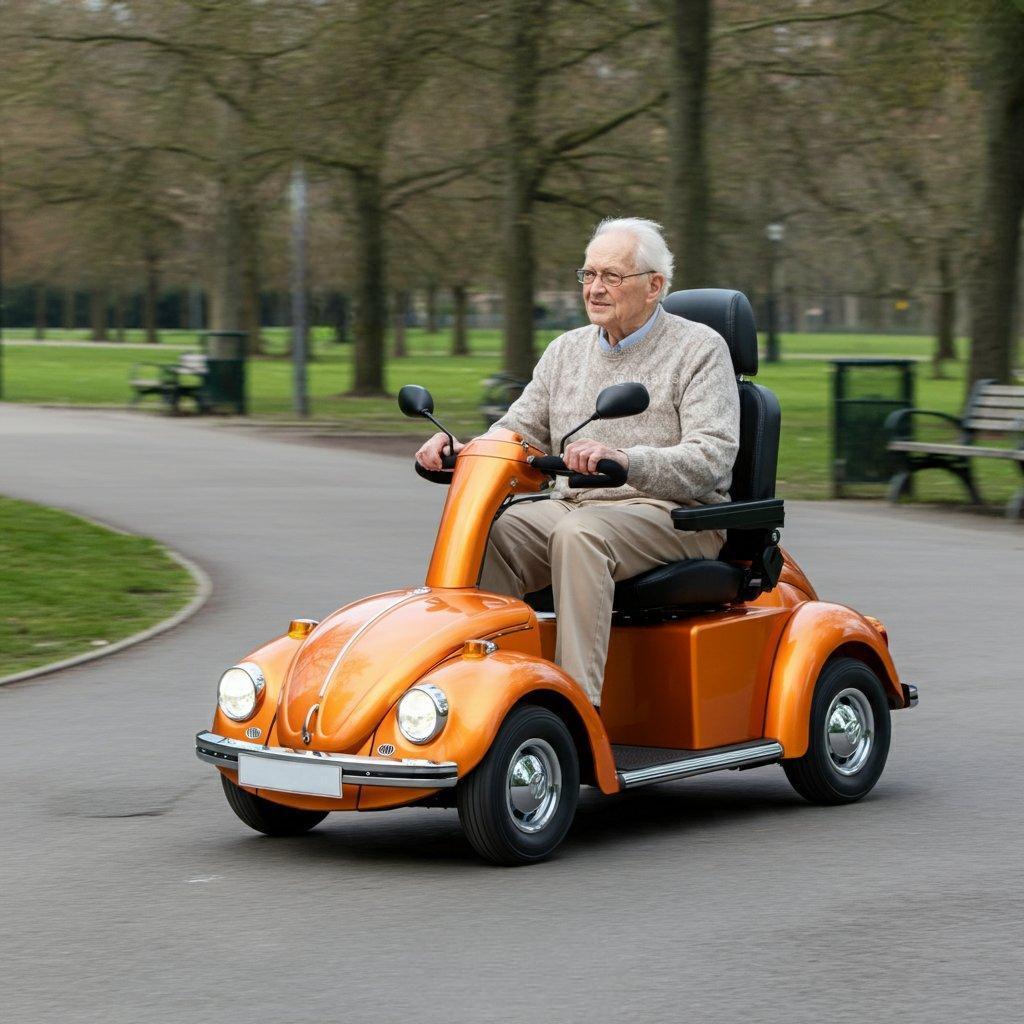 Scooter électrique inspiré du scarabée