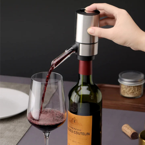Décanteur à Vin Classique – Carafe Élégante en Verre pour Vin & Spiritueux