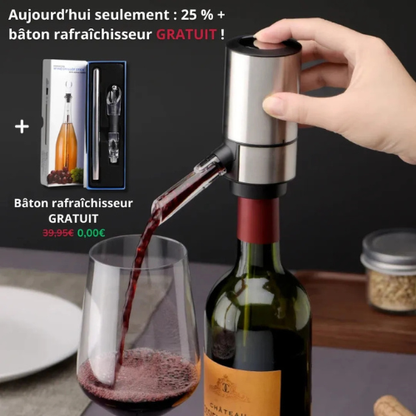 Décanteur à Vin Classique – Carafe Élégante en Verre pour Vin & Spiritueux