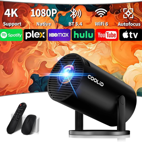 Mini Vidéoprojecteur Portable pour Films en Intérieur & Extérieur