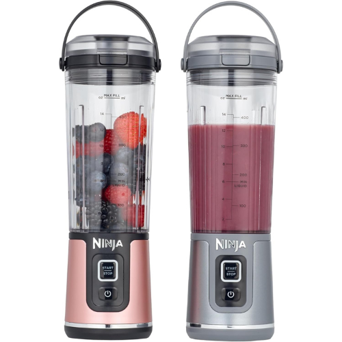 Mini Blender Portable Haute Puissance – Set de 2 Mixeurs pour Smoothies & Shakes