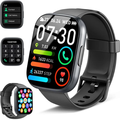SmartWatch – Montre connectée multifonction avec appels Bluetooth et suivi santé