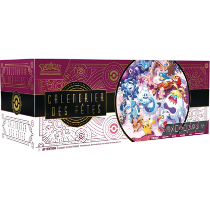 Calendrier de l’Avent des Fêtes – 25 Jours de Surprises Festives, Cartes à Collectionner et Accessoires pour Enfants et Fans
