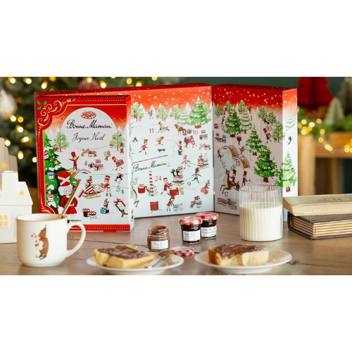 Calendrier de l’Avent Gourmand – Coffret 24 Pots de Confitures & Pâtes à Tartiner
