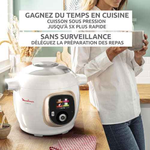 Autocuiseur Intelligent 6L Multi‑Fonctions avec Recettes Guidées