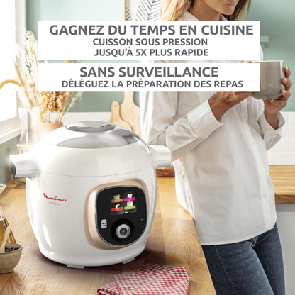 Autocuiseur Intelligent 6L Multi‑Fonctions avec Recettes Guidées