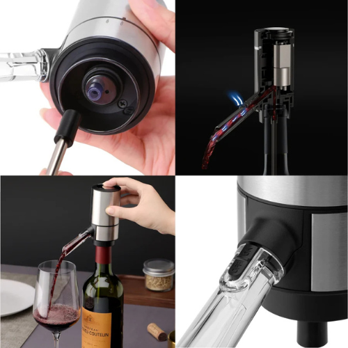 Décanteur à Vin Classique – Carafe Élégante en Verre pour Vin & Spiritueux