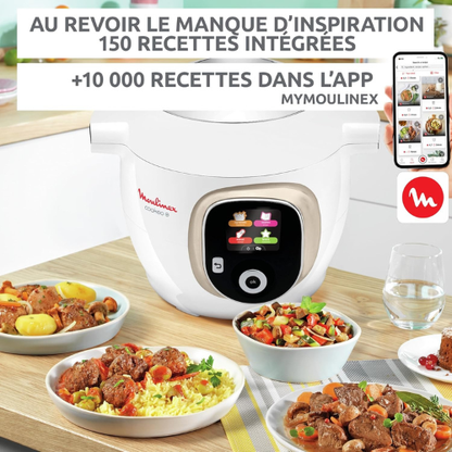 Autocuiseur Intelligent 6L Multi‑Fonctions avec Recettes Guidées