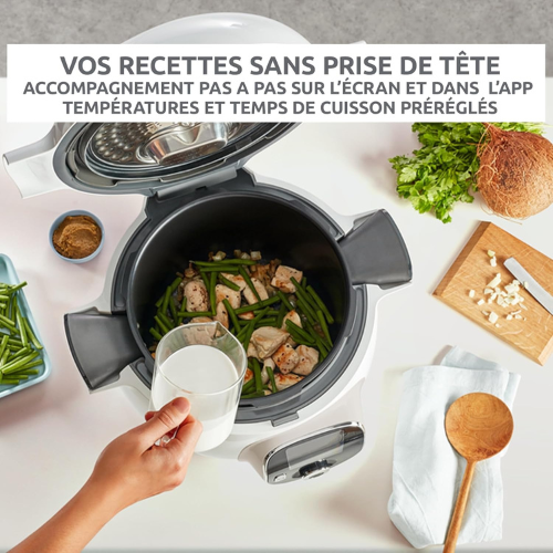 Autocuiseur Intelligent 6L Multi‑Fonctions avec Recettes Guidées