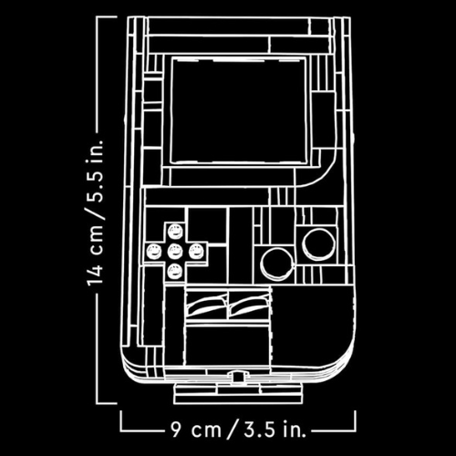 Maquette de Console Rétro – Kit de Construction Adulte avec 2 Cartouches & Support d’Exposition