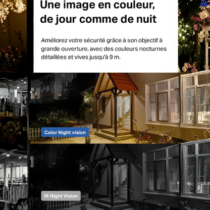 Caméra de Sécurité Extérieure à Énergie Solaire – Kit de Surveillance 2K Intelligent