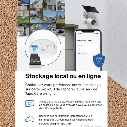 Caméra de Sécurité Extérieure à Énergie Solaire – Kit de Surveillance 2K Intelligent