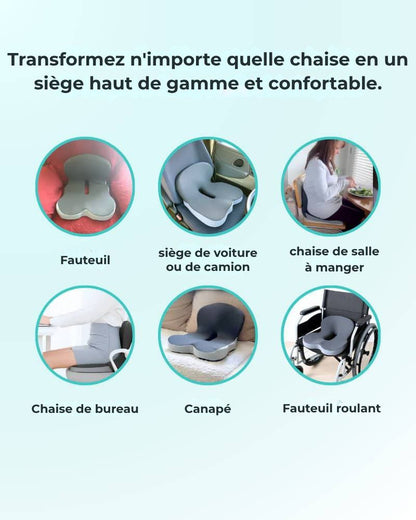 Coussin d'assise pour un soulagement immédiat