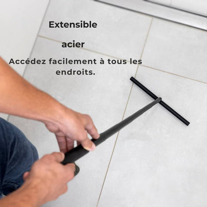 Raclette de douche extensible